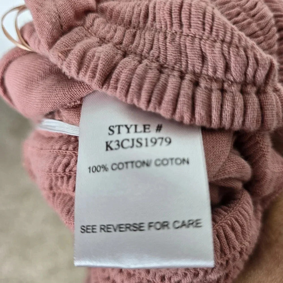 Bishop + Young Antropologie Lagenlook Wide Leg Jumpsuit Elva 100% Cotton Sz S - Picture 9 of 15